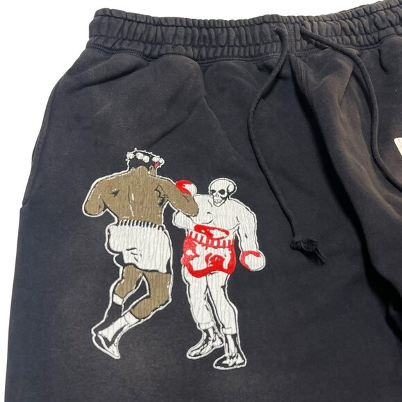 Saint Mxxxxxx x Denim Tears Struggle Sweatpants Black | Saint Michael - Picture 4 of 8